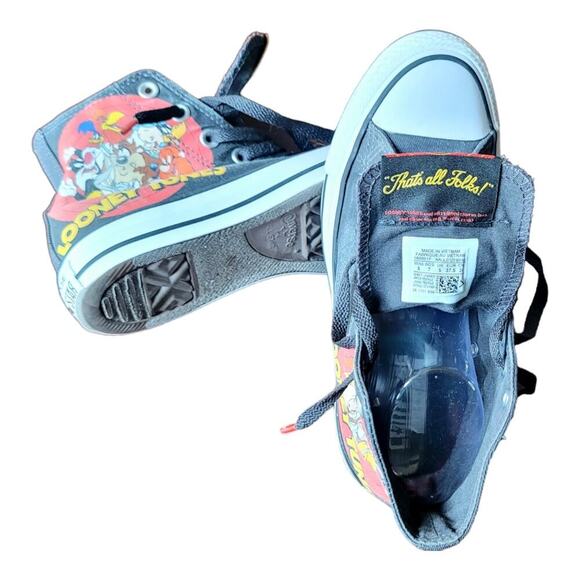 Converse Chuck Taylor All Stars Looney Tunes High Top Sneakers Athleisure Shoe‎ - Picture 8 of 11